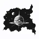 Interstellar movie tattoo design idea