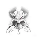 mewtwo tattoo design idea
