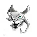 mewtwo tattoo design idea