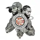 Nipsey Hussle tmc symbol  tattoo design idea