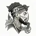Nipsey Hussle tmc symbol  tattoo design idea