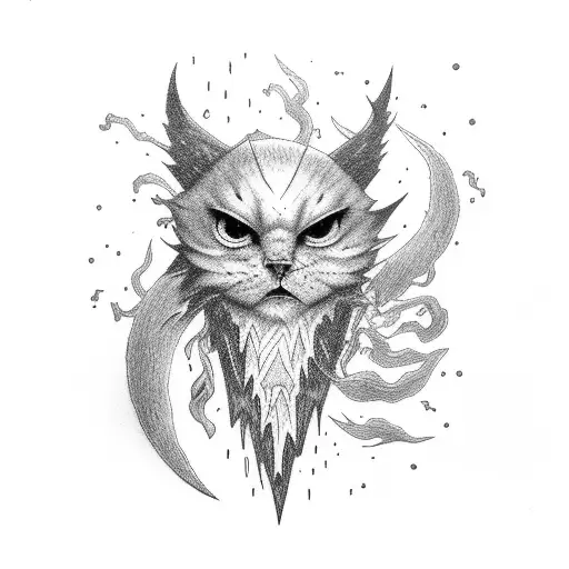 lightning cloud memorial tattoo tattoo design idea
