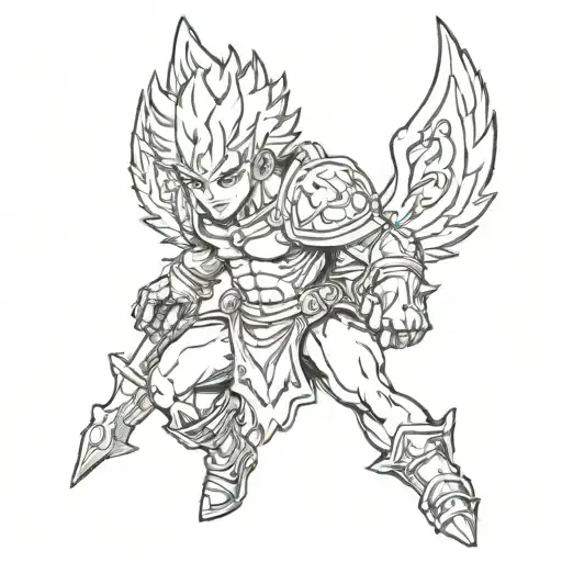 Puck berserk tattoo design idea