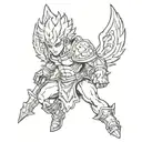 Puck berserk tattoo design idea