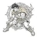 Puck berserk tattoo design idea