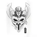 kratos fighting versus thor tattoo design idea