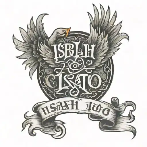 bibble verse Isaiah 41:10 written inside representing tattoo design idea