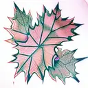 Maple Leaf tattoo design idea