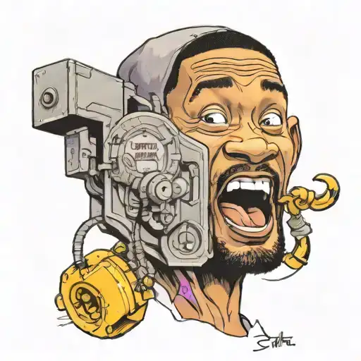 Will Smith stealing a doorbell tattoo design idea