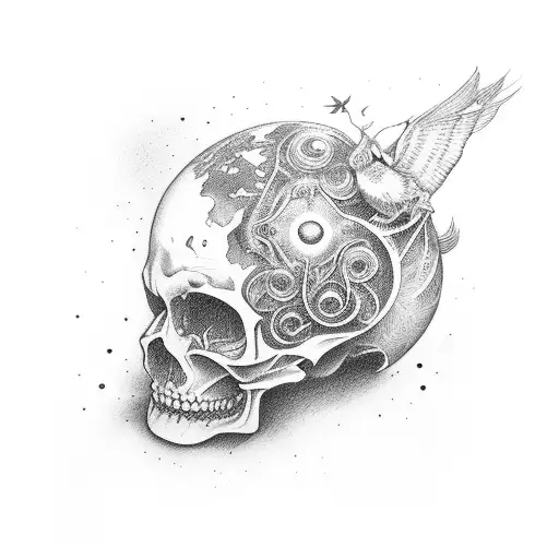 on earth as it is heaven no detail   tattoo design idea