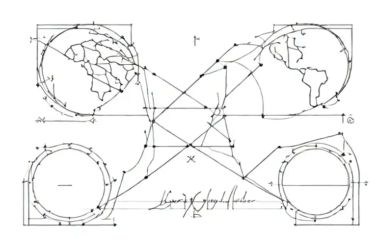 Coordinates tattoo tattoo design idea
