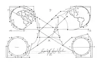 Coordinates tattoo tattoo design idea