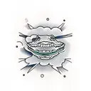 alligator tattoo design idea