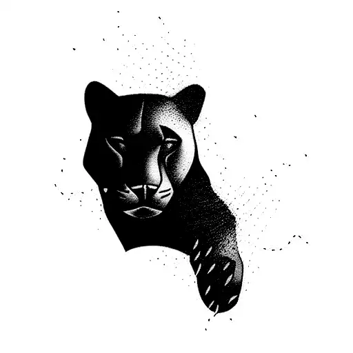 Panther tattoo design idea
