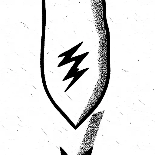 Lightning Bolt tattoo design idea