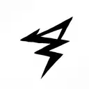Lightning Bolt tattoo design idea
