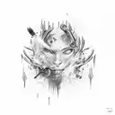 mended souls tattoo design idea