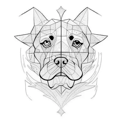 Dog in Disney style tattoo design idea