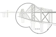 bridge with Magnuson as a truss tattoo design idea