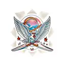 Icarus  tattoo design idea