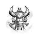 RATCHET AND CLANK tattoo design idea