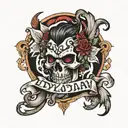   name Dylan tattoo design idea