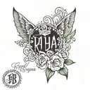 name tattoo ramya tattoo design idea