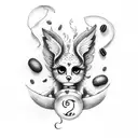 eventail with coffee leaf inside and coffee beans around tattoo design idea