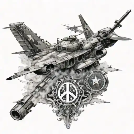 If you want peace, prepare for war tattoo design idea
