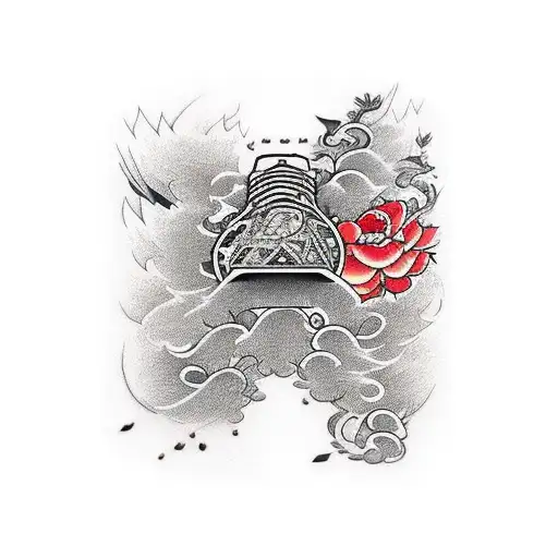 guitar tattoo design idea