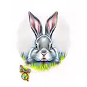 watership down rabbit tattoo design idea