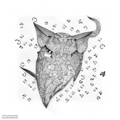 autism puzzle  tattoo design idea