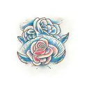 Elizabeth in cursive tattoo design idea