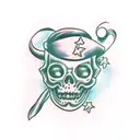 Elizabeth in cursive tattoo design idea