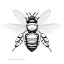 honeybee tattoo design idea