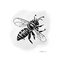 honeybee tattoo design idea