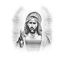 the last supper jesus tattoo design idea