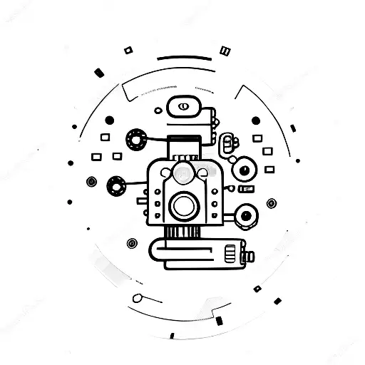 R1 + O button layout simple tattoo design idea