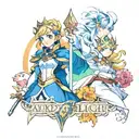 Aurora of child of light and Asta of Black Clover  tattoo design idea