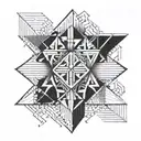 loner, lines tattoo design idea