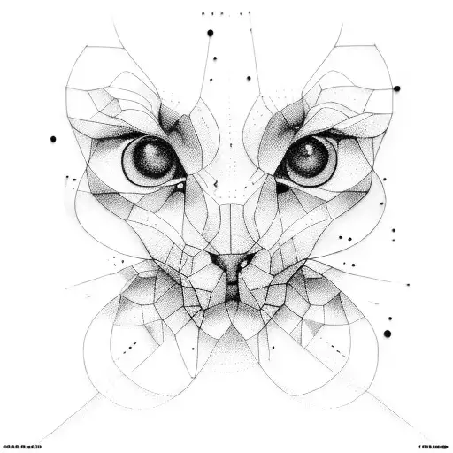 linea recta con H en braille tattoo design idea