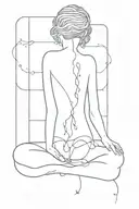 anxiety and overthinking tattoo design idea