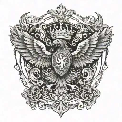 aigle royal flush tattoo design idea