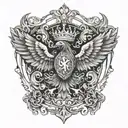 aigle royal flush tattoo design idea