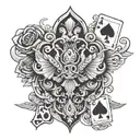 aigle royal flush tattoo design idea