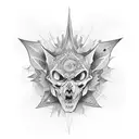 Gothic cathedrals tattoo design idea