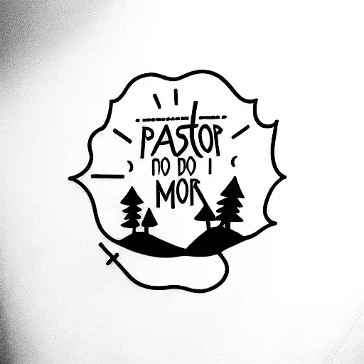Jehová es mi pastor y nada me faltará tattoo design idea