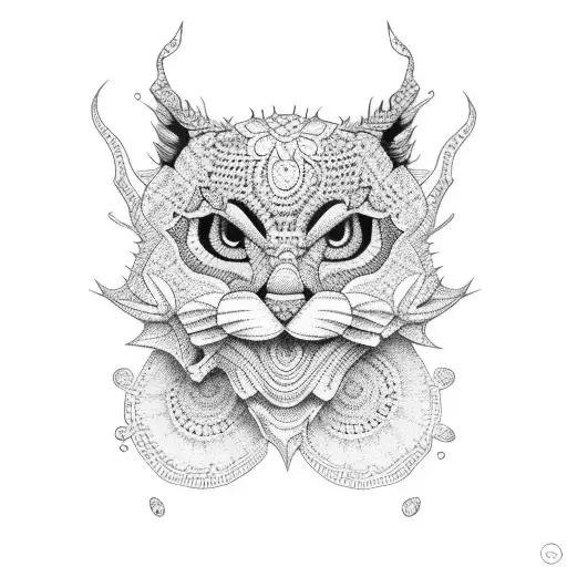 crochet  tattoo design idea