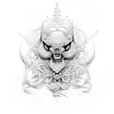 crochet  tattoo design idea