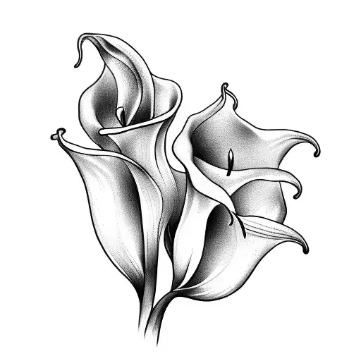 Calla Lily's  tattoo design idea